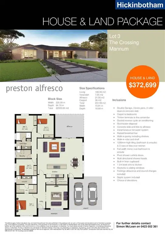 Third view of Homely land listing, Lot 3 The Crossing, Mannum SA 5238