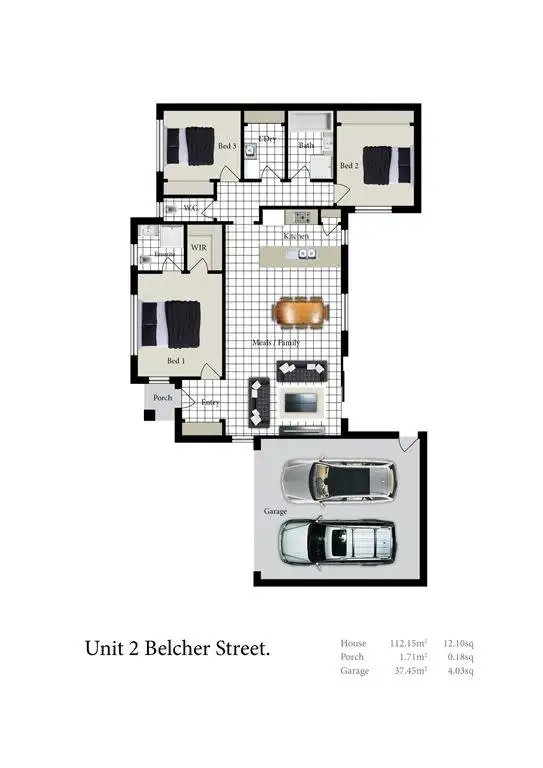 Seventh view of Homely townhouse listing, 1-3/14 Belcher Street, Hamlyn Heights VIC 3215