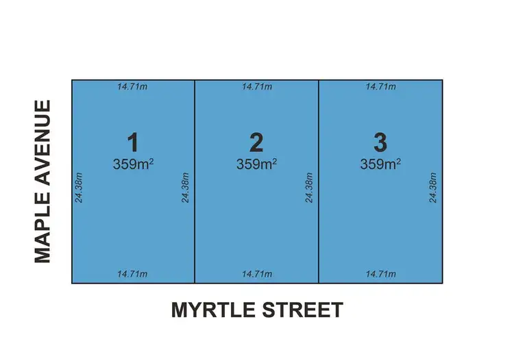 LOT 1/2/3/100 Maple Avenue, Royal Park SA 5014