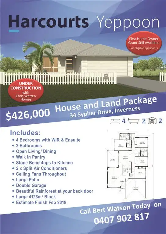 Fourth view of Homely house listing, 34 Sypher Drive, Inverness QLD 4703