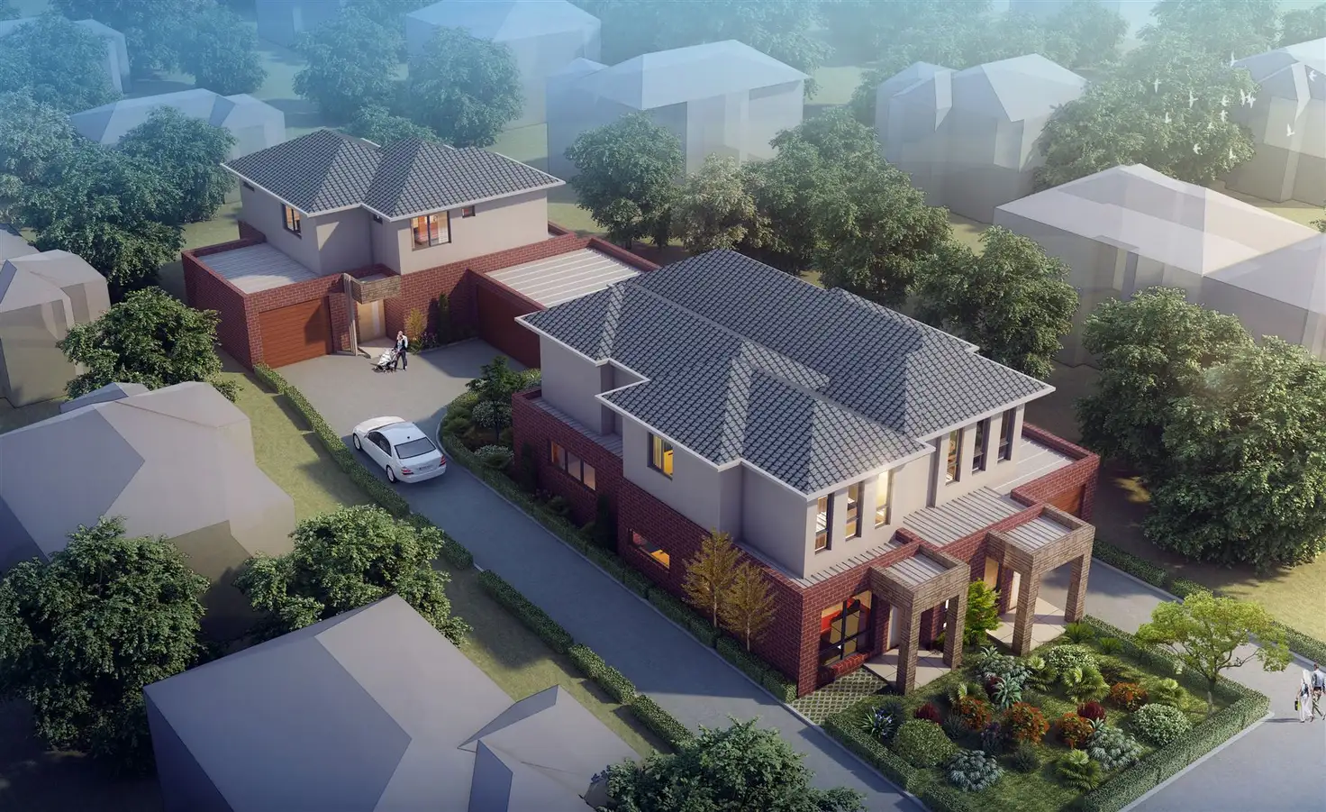 Main view of Homely townhouse listing, 1-2/11 Bronte Avenue, Burwood VIC 3125