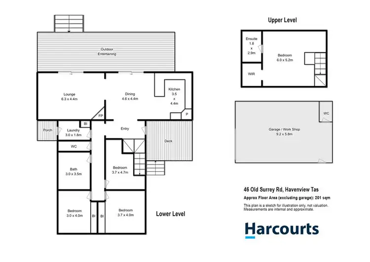 Second view of Homely house listing, 46 Old Surrey Road, Havenview TAS 7320