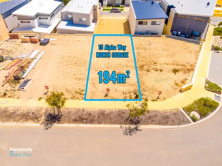 Main view of Homely land listing, 15 Alpha Way, North Coogee WA 6163
