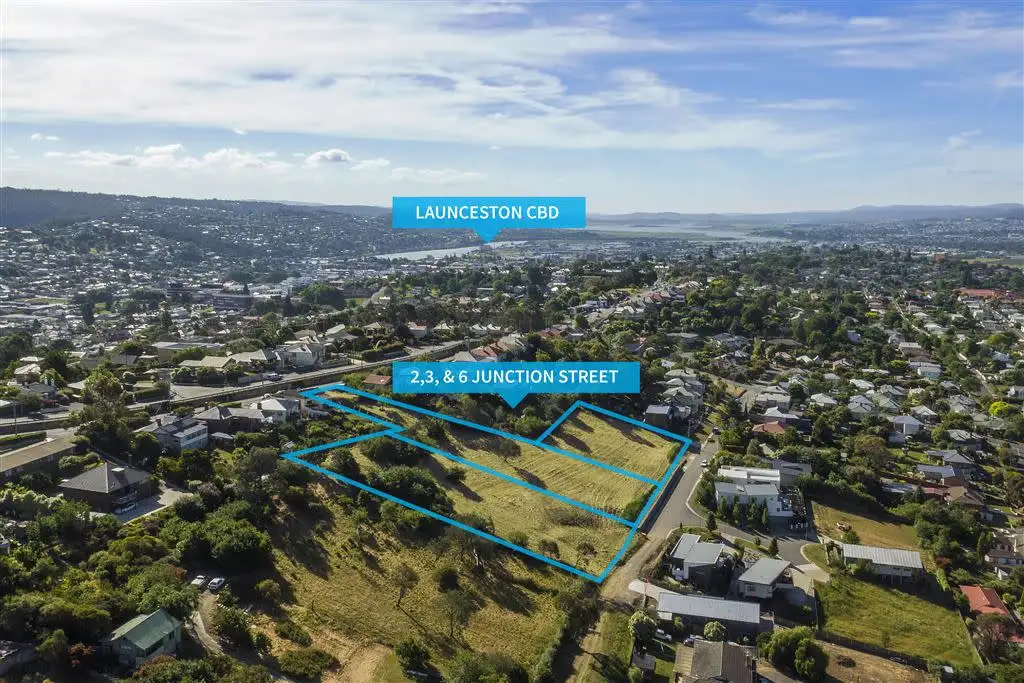 Main view of Homely land listing, Lots 2,3,6 Junction Street, Newstead TAS 7250