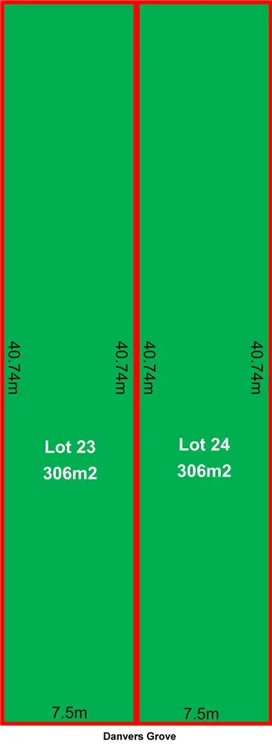 Lt 23 & 24 Danvers Grove, Woodville Gardens SA 5012