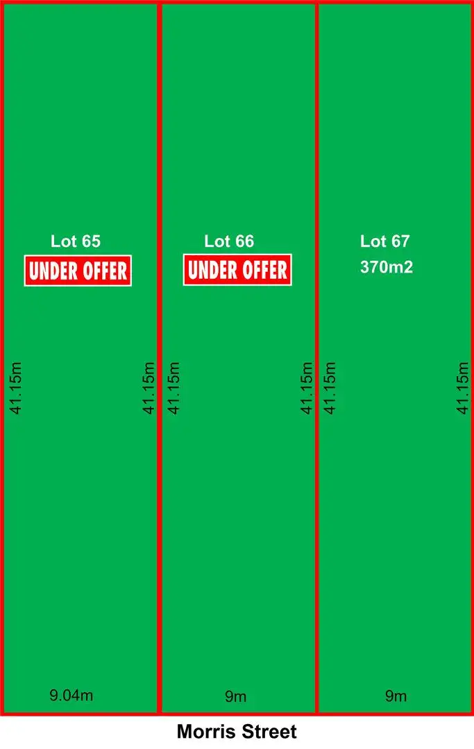 Main view of Homely land listing, Lots 65-67 Morris Street, Croydon Park SA 5008