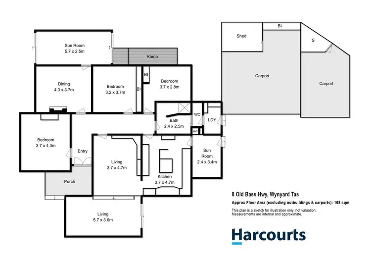 Second view of Homely house listing, 8 Old Bass Highway, Wynyard TAS 7325