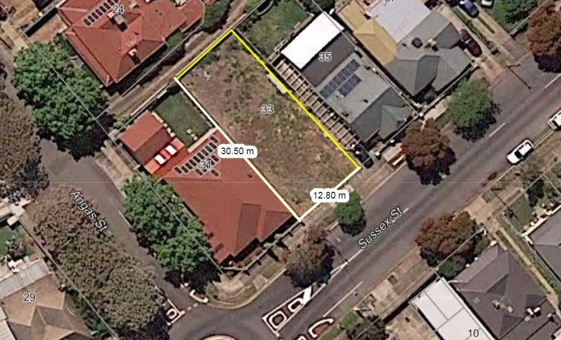 Main view of Homely land listing, 33 Sussex Street, Alberton SA 5014