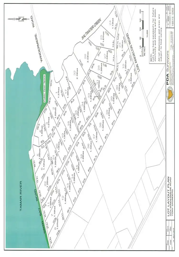 Third view of Homely land listing, Lot 11/1024 windermere road, Swan Bay TAS 7252