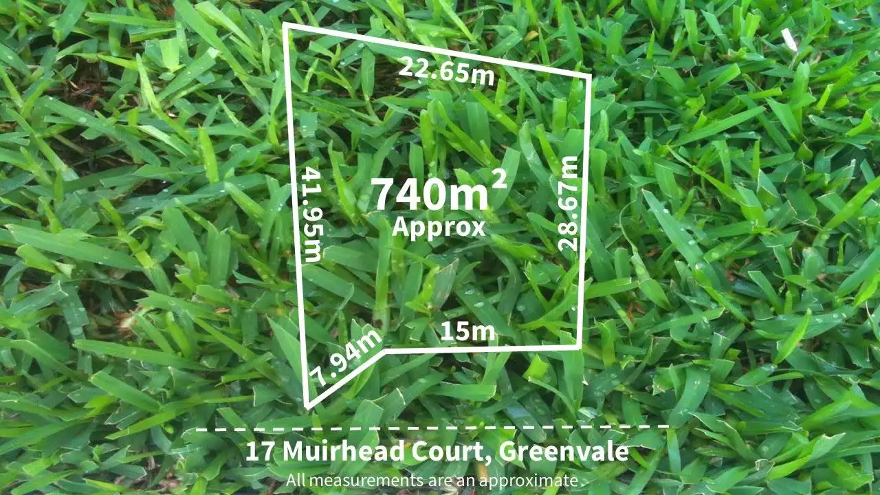 Main view of Homely land listing, 17 Muirhead Court, Greenvale VIC 3059