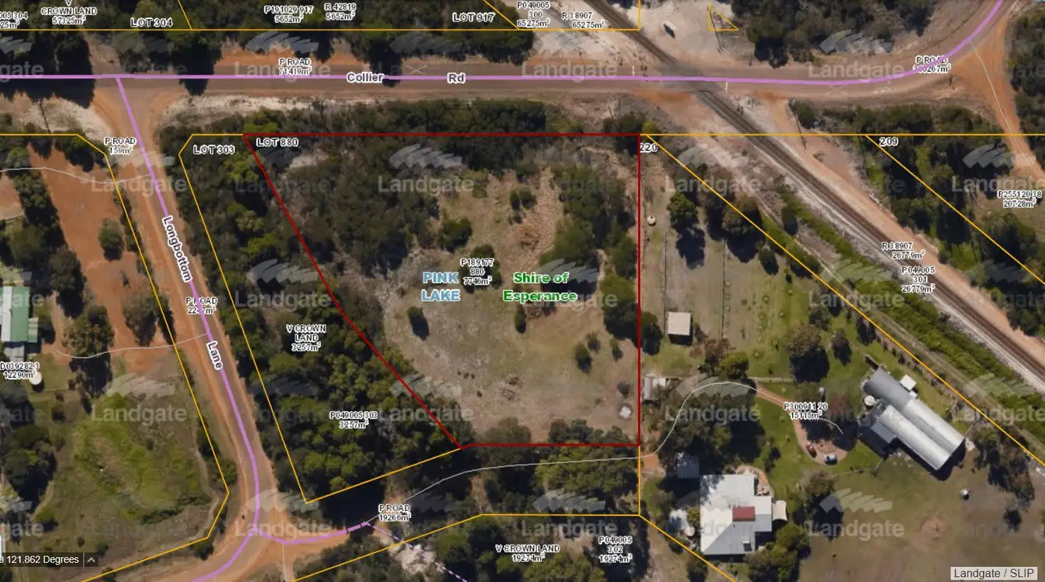 Main view of Homely land listing, Lot 880 Collier Rd, Pink Lake WA 6450