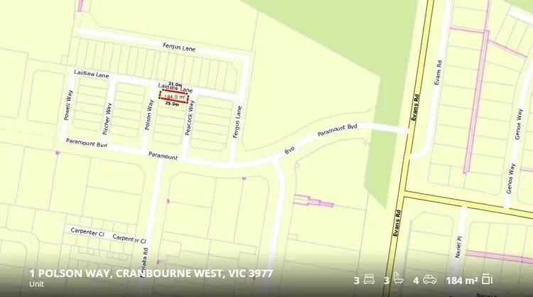 Second view of Homely land listing, 1 Polson Way, Cranbourne West VIC 3977