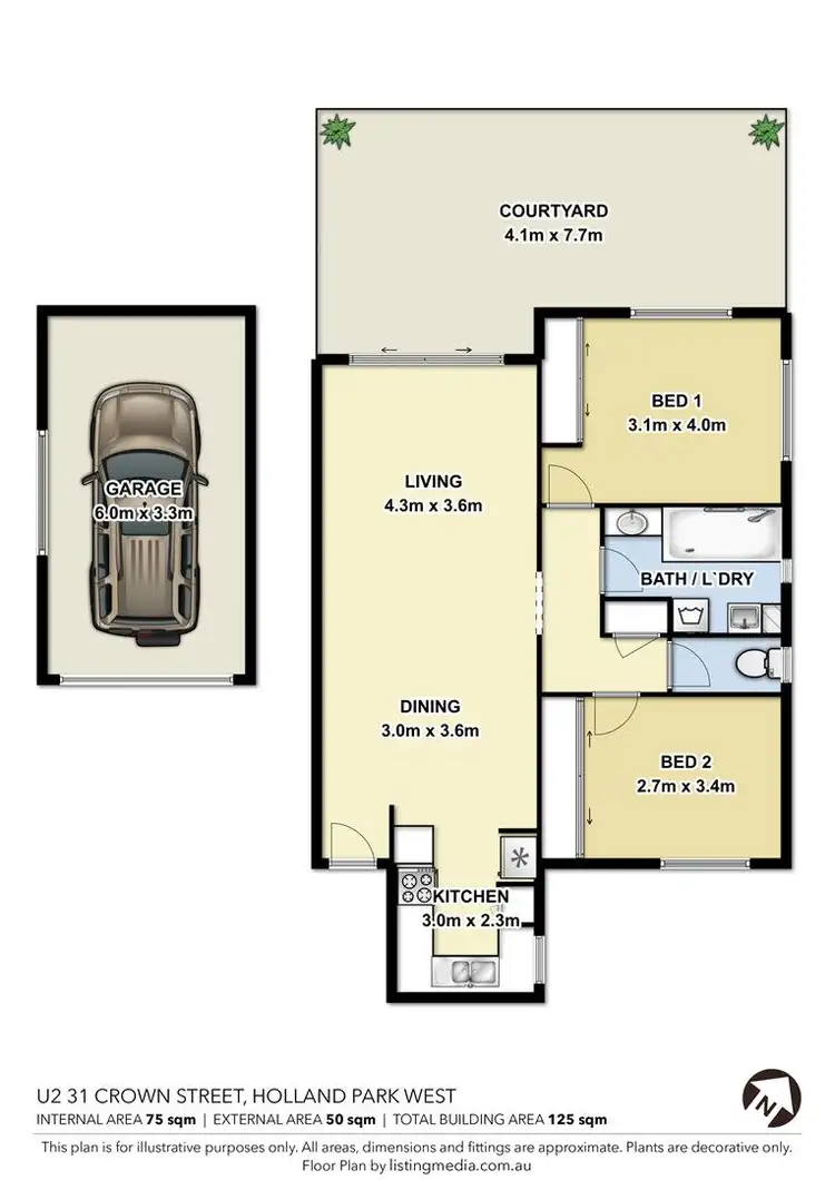 Sixth view of Homely unit listing, 2/31 Crown Street, Holland Park West QLD 4121