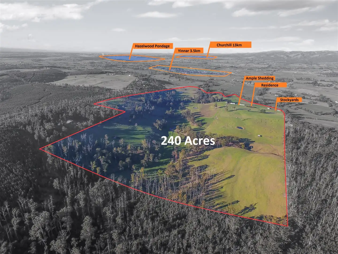 Main view of Homely rural property listing, 200 Vaggs, Yinnar VIC 3869