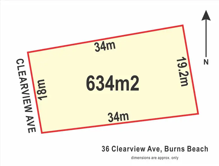 Second view of Homely land listing, 36 Clearview Avenue, Burns Beach WA 6028