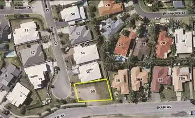Main view of Homely land listing, 58 Rhodium Crescent, Hope Island QLD 4212
