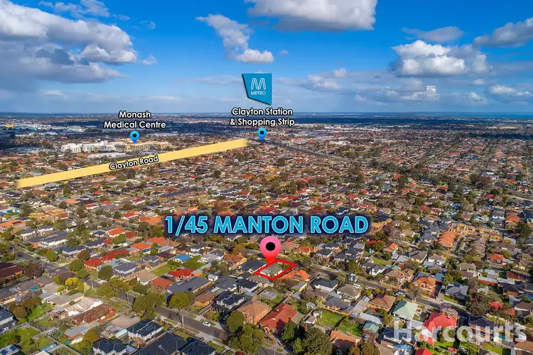 Third view of Homely unit listing, 1/45 Manton Road, Clayton VIC 3168