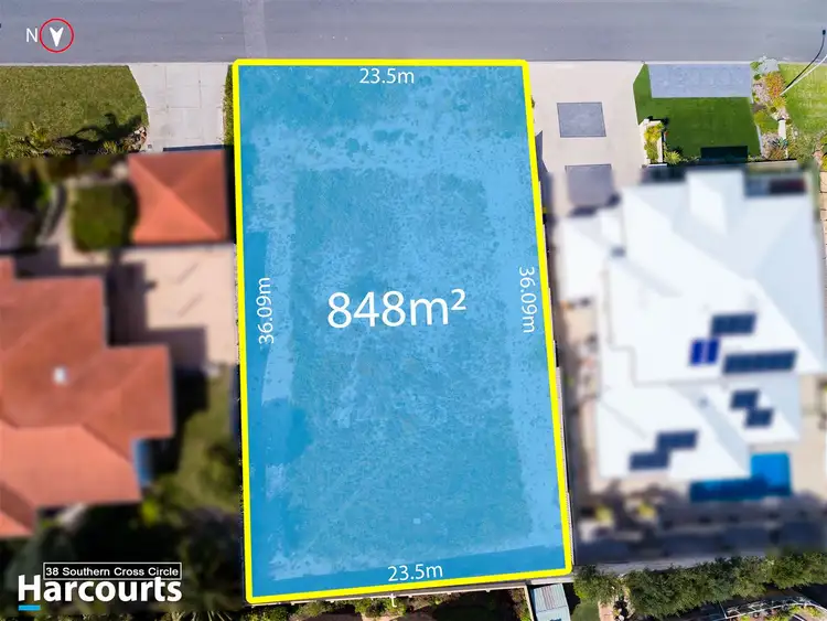 Third view of Homely land listing, 38 Southern Cross Circle, Ocean Reef WA 6027