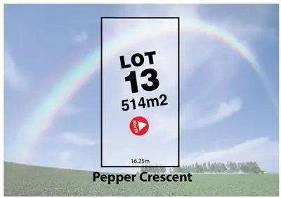 Main view of Homely land listing, Lot 13 Pepper Crescent, Drouin VIC 3818