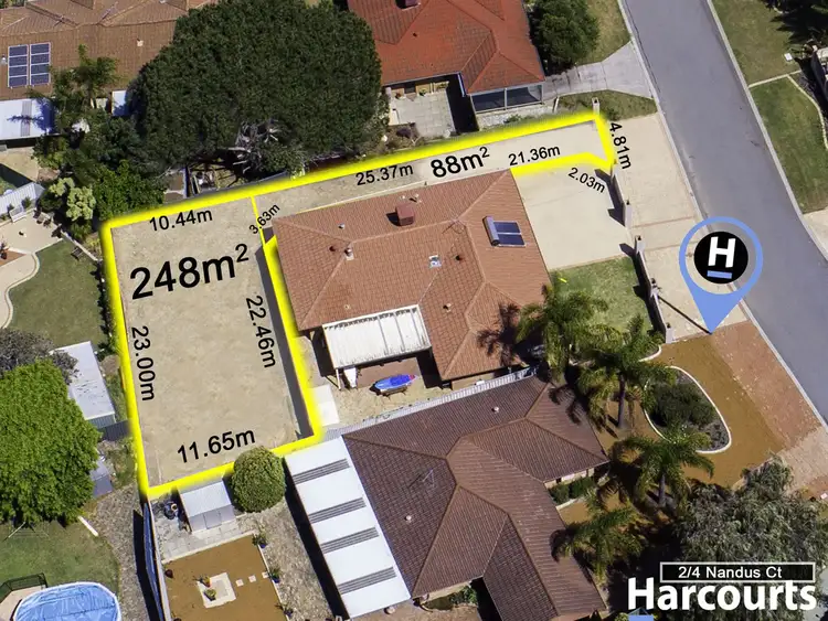 Second view of Homely land listing, Lot 2/4 Nandus Court, Heathridge WA 6027