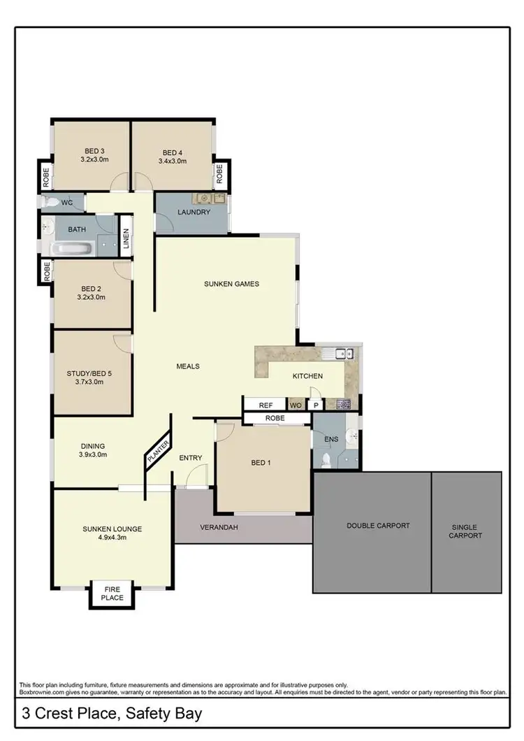 Sixth view of Homely house listing, 3 Crest Place, Safety Bay WA 6169