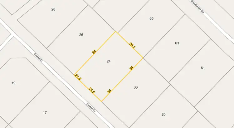 Third view of Homely land listing, 24 Cashell Crescent, Bushland Beach QLD 4818