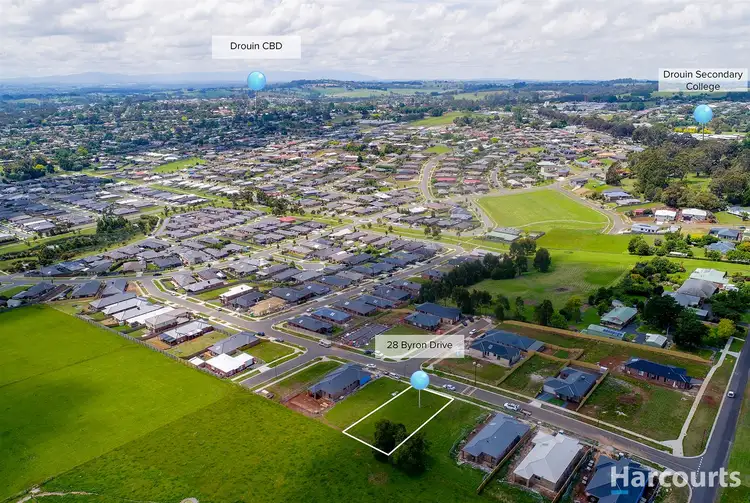 Second view of Homely land listing, 28 Byron Drive, Drouin VIC 3818