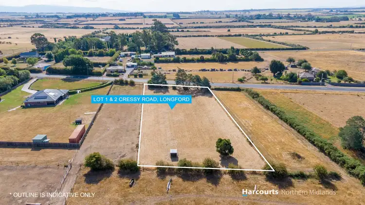 Main view of Homely land listing, Lots 1 & 2/0 Cressy Road, Longford TAS 7301