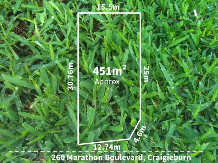 Main view of Homely land listing, 260 Marathon Boulevard, Craigieburn VIC 3064