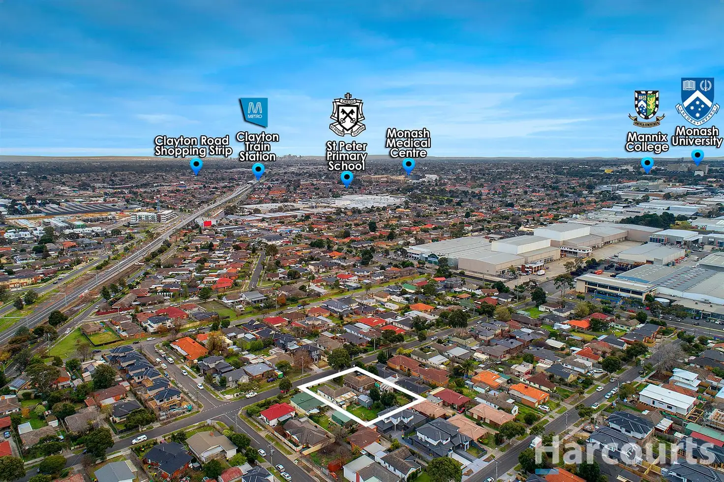 Main view of Homely townhouse listing, 6/19-21 Second Street, Clayton South VIC 3169