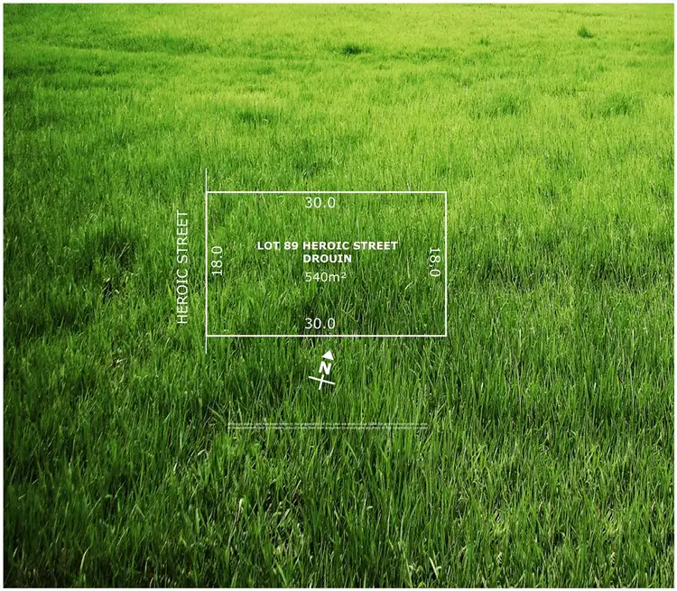 Main view of Homely land listing, Lot 89 Heroic Street, Drouin VIC 3818