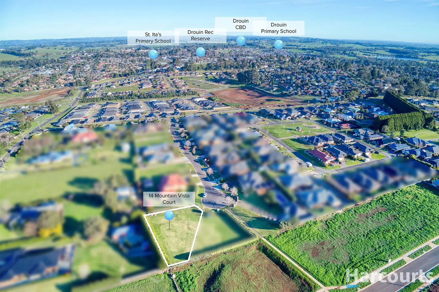 Main view of Homely land listing, 14 Mountain Vista Court, Drouin VIC 3818