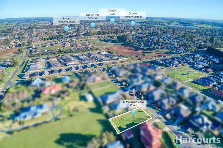 Main view of Homely land listing, 17 Mountain Vista Court, Drouin VIC 3818
