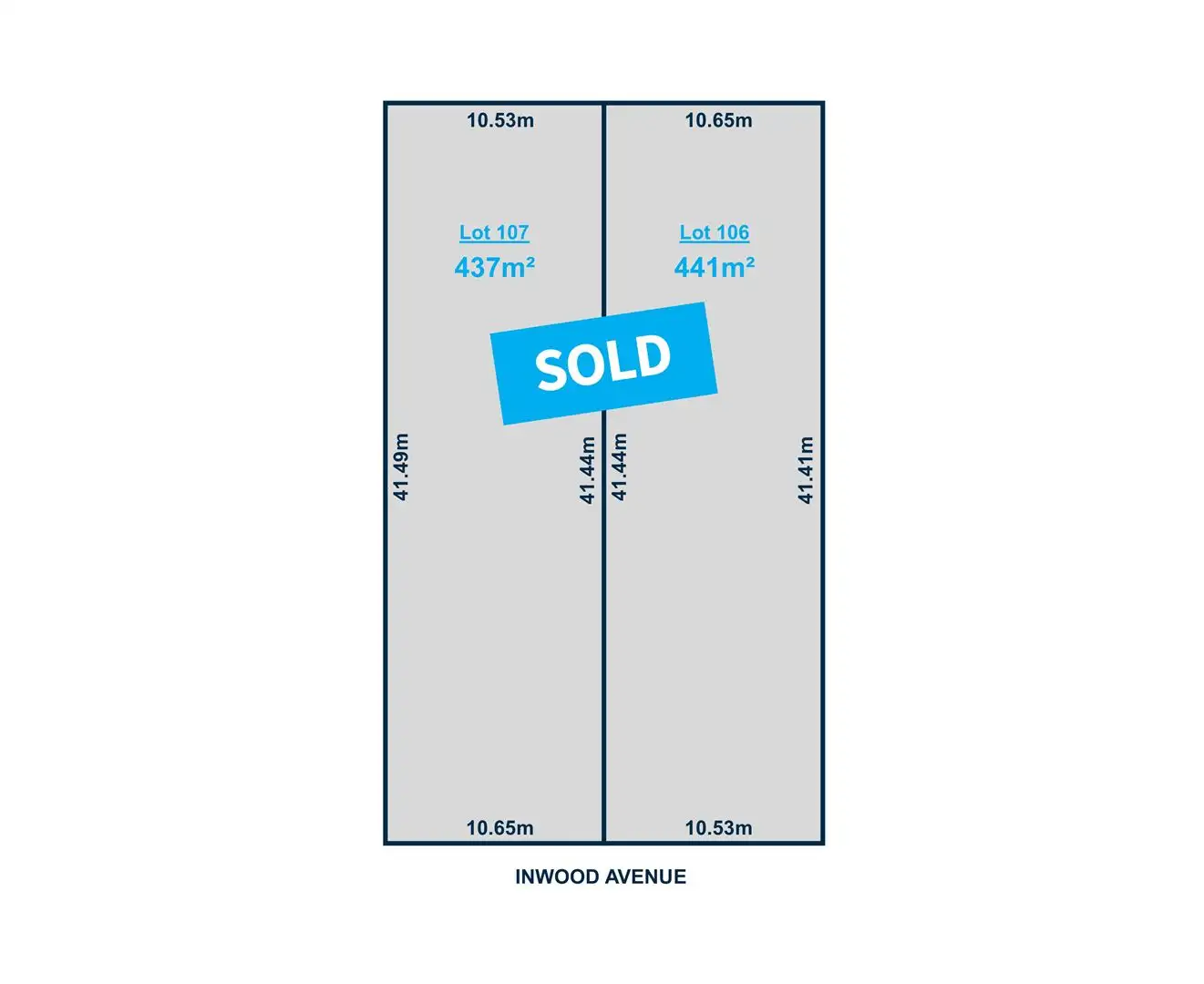 Main view of Homely land listing, Lot 106-107 Inwood Avenue, Kilburn SA 5084