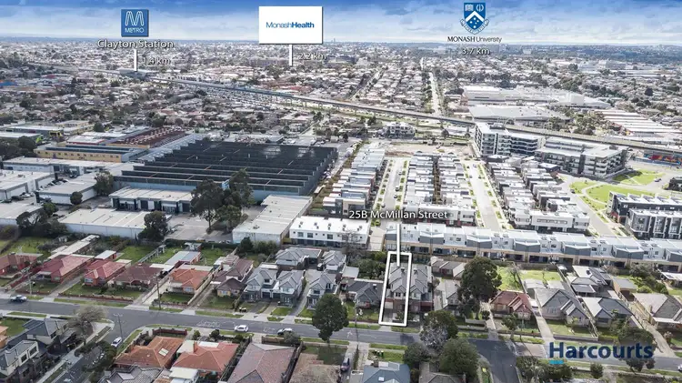 Third view of Homely townhouse listing, 25B McMillan Street, Clayton South VIC 3169