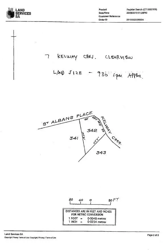 Main view of Homely land listing, 7 Kelway Crescent, Clearview SA 5085