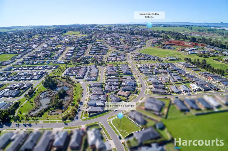 Fifth view of Homely land listing, 55 Summerhill Boulevard, Drouin VIC 3818