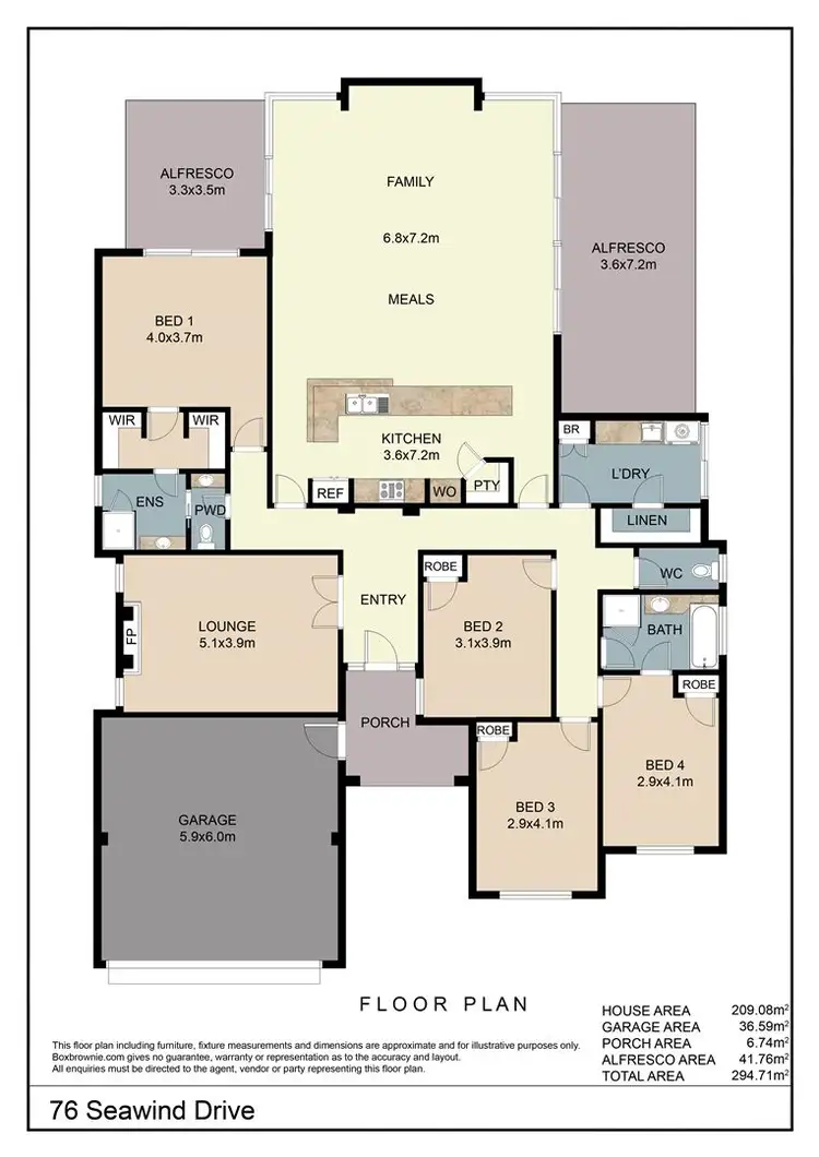 Fifth view of Homely house listing, 76 Seawind Drive, Rockingham WA 6168