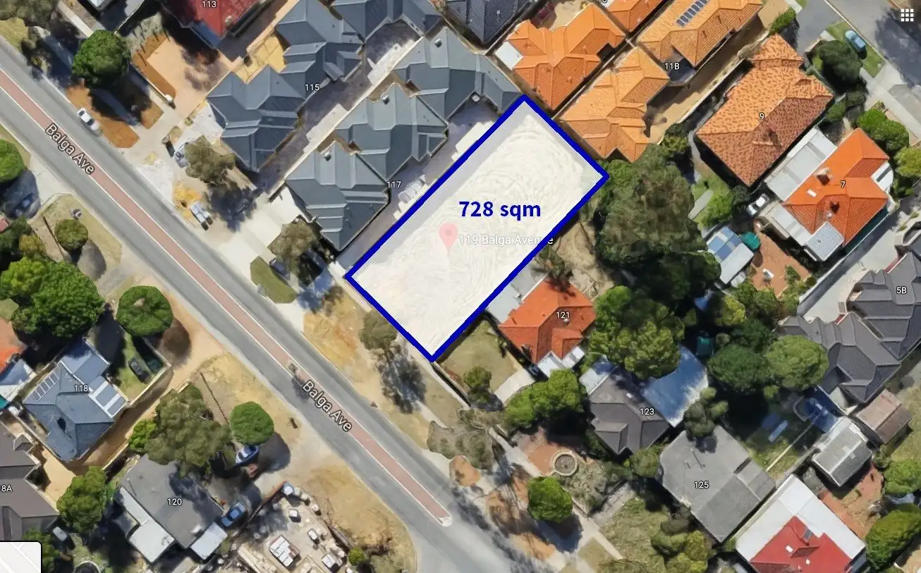 Main view of Homely land listing, 119 Balga Ave, Balga WA 6061