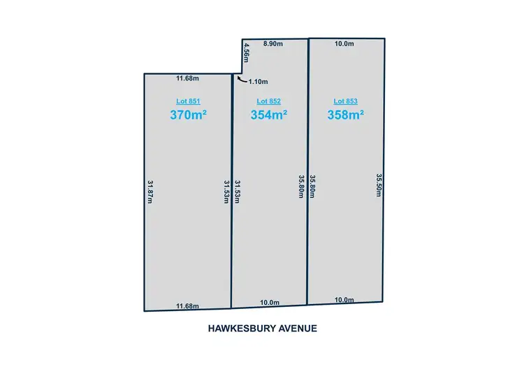 Main view of Homely land listing, Lot 851-853 Hawkesbury Avenue, Kilburn SA 5084