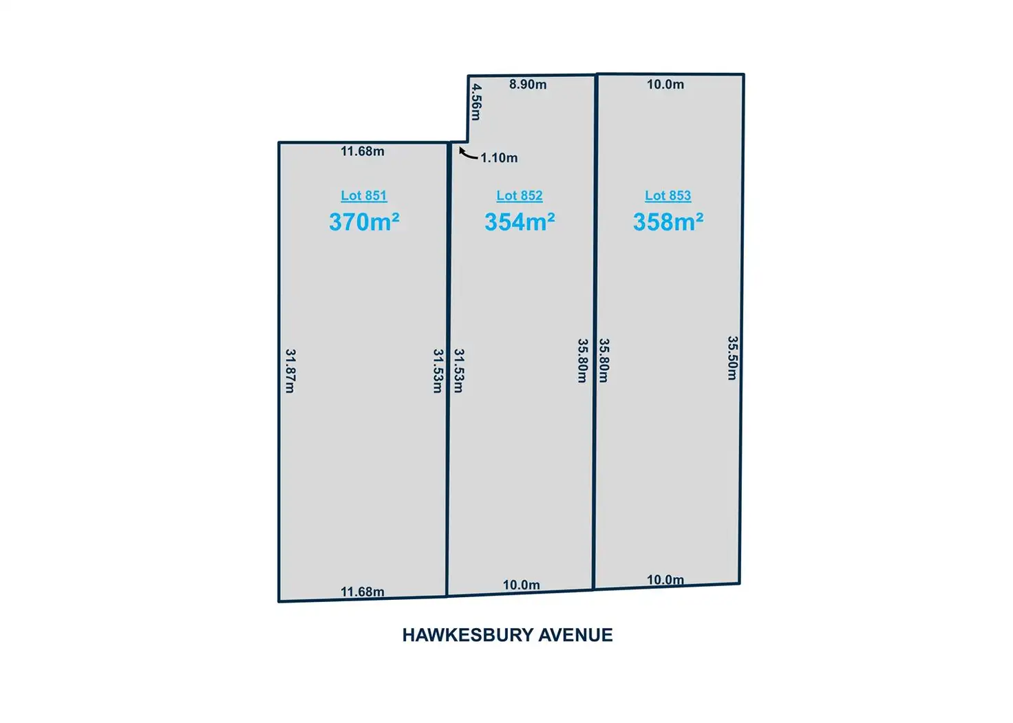 Main view of Homely land listing, Lot 851-853 Hawkesbury Avenue, Kilburn SA 5084
