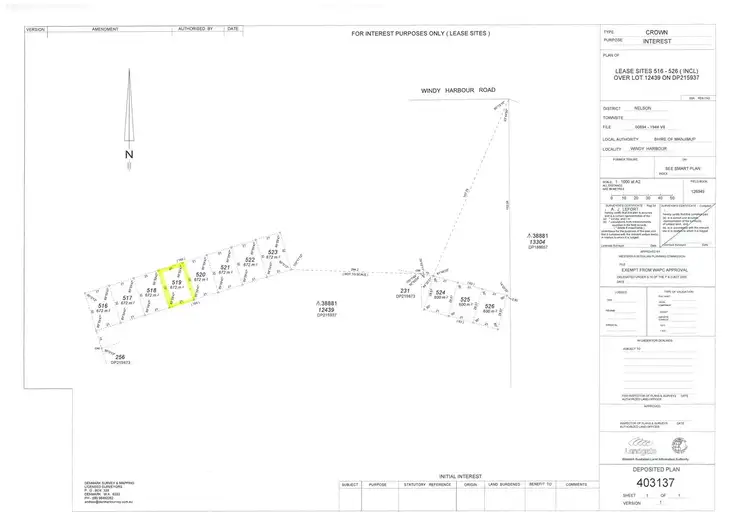 Fourth view of Homely land listing, Site 519 Richards Close, Windy Harbour WA 6262