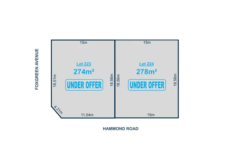 Lot 223 & 224 Hammond Road, Findon SA 5023