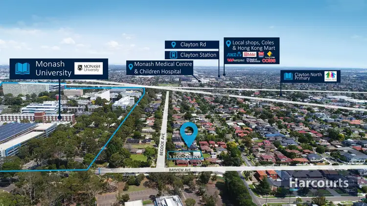Second view of Homely house listing, 3 Beddoe Avenue, Clayton VIC 3168
