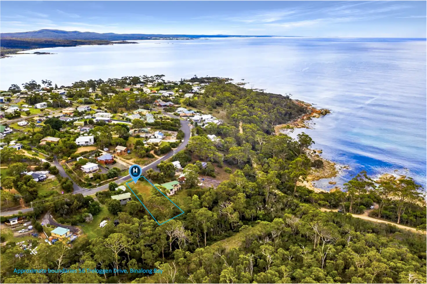 Main view of Homely land listing, 56 Treloggen Drive, Binalong Bay TAS 7216