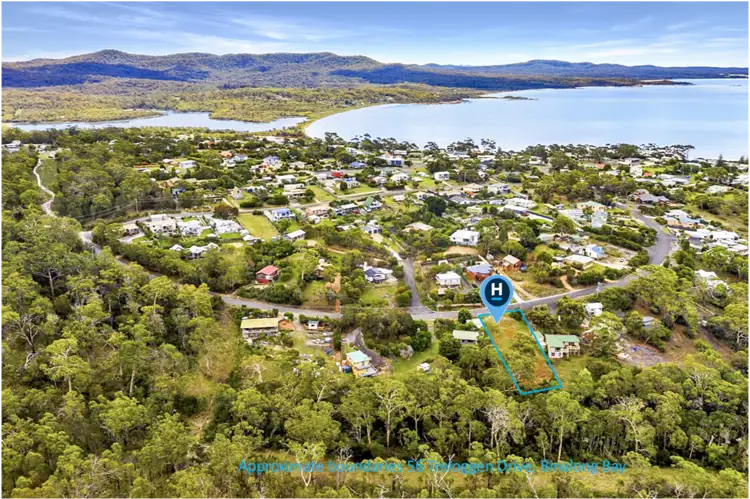 Second view of Homely land listing, 56 Treloggen Drive, Binalong Bay TAS 7216