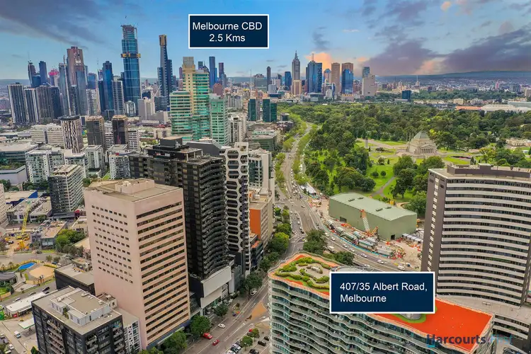 Third view of Homely apartment listing, 407/35 Albert Road, Melbourne VIC 3004