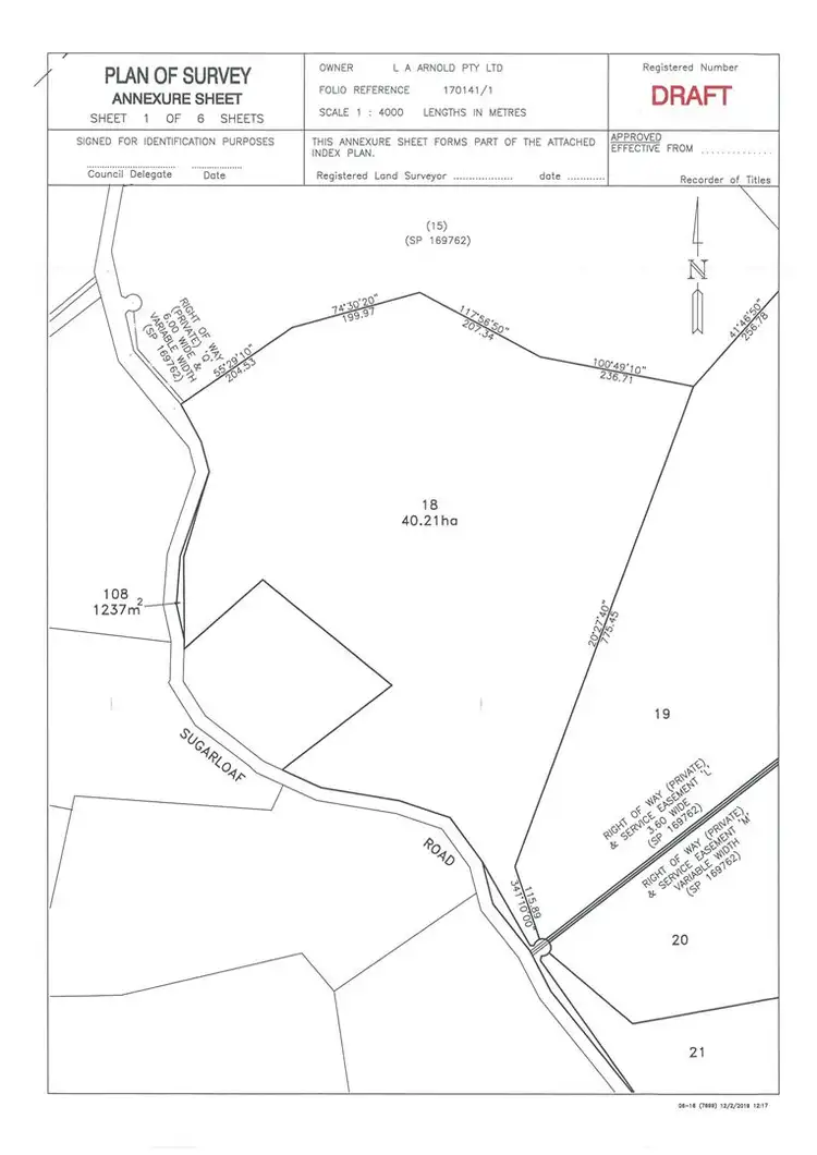 Fourth view of Homely land listing, Lot 20/553 SugarLoaf Road, Carlton River TAS 7173