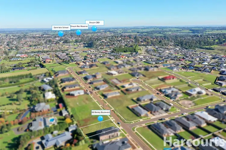 Second view of Homely land listing, 66 Bexley Boulevard, Drouin VIC 3818