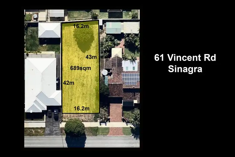 Second view of Homely land listing, 61 Vincent Road, Sinagra WA 6065